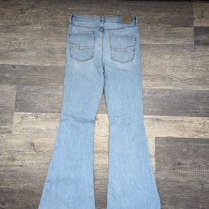 American Eagle. Super stretch flare leg